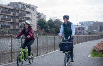 境川サイクリングコースをゆったり走る！トイファクトリー東京の試乗会コース紹介