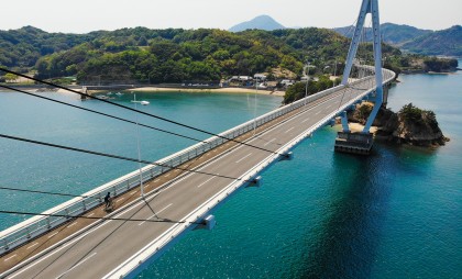 青い海と空の自転車天国「ゆめしま海道」ミニベロ・ポタリングの旅