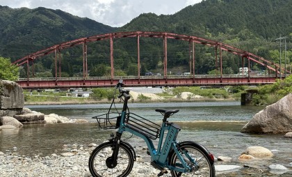 レンタサイクルで巡る癒しの絶景『阿寺渓谷』