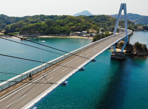 青い海と空の自転車天国「ゆめしま海道」ミニベロ・ポタリングの旅