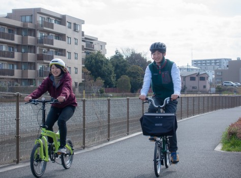 境川サイクリングコースをゆったり走る！トイファクトリー東京の試乗会コース紹介