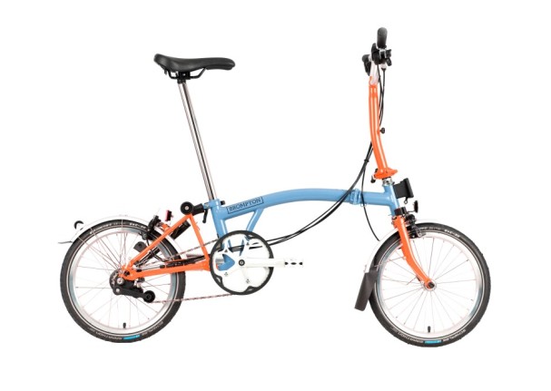 BROMPTON C Explore Middle[クラウドブルー/ファイヤーコーラル]