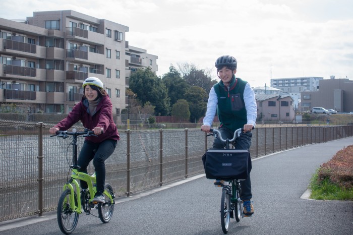 境川サイクリングコースをゆったり走る！トイファクトリー東京の試乗会コース紹介