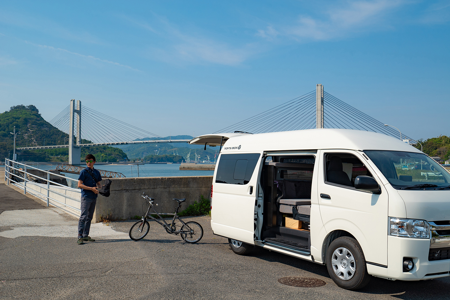 青い海と空の自転車天国 ゆめしま海道 ミニベロ ポタリングの旅 トイファクトリーのミニベロ専門店 トイバイク